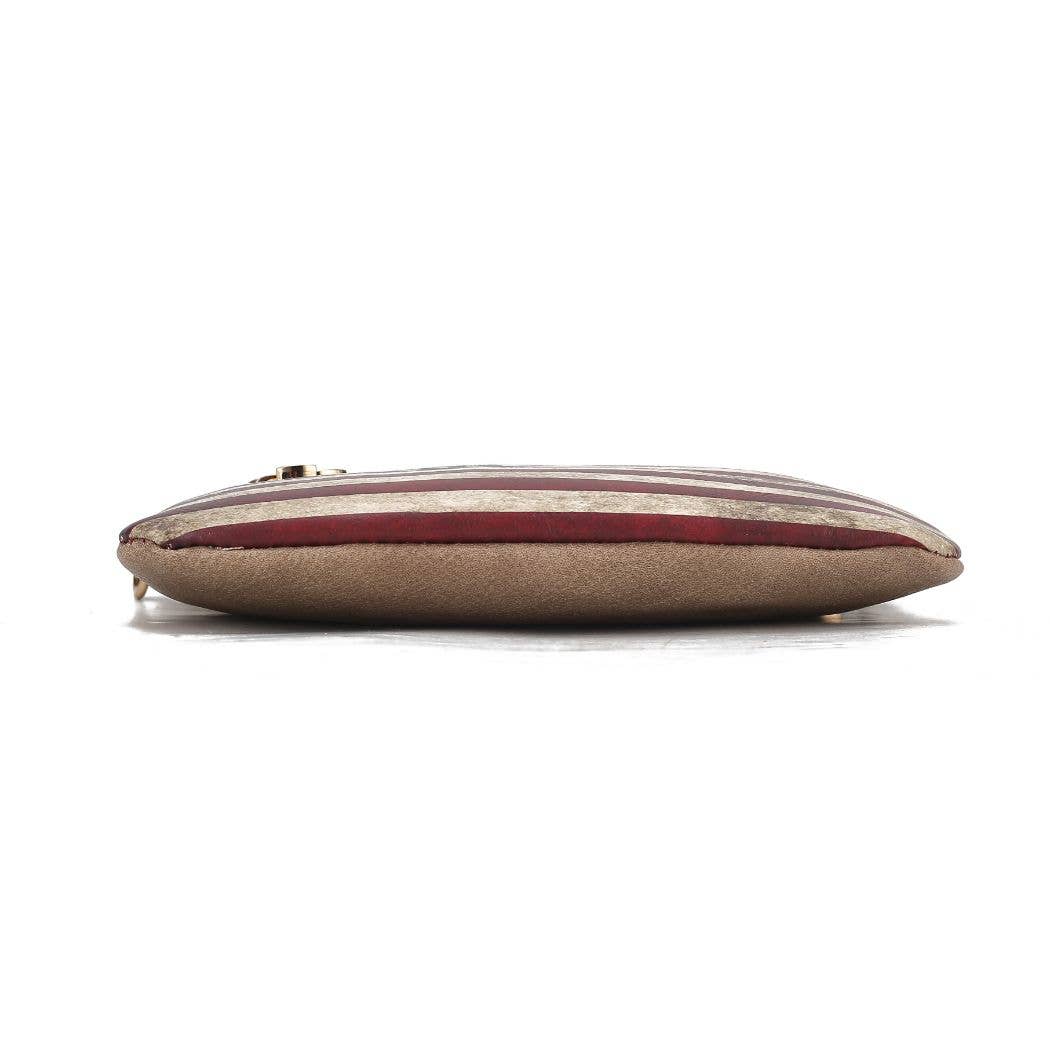 Alisson FLAG Wristlet Handbag Vegan Leather Women by Mia K