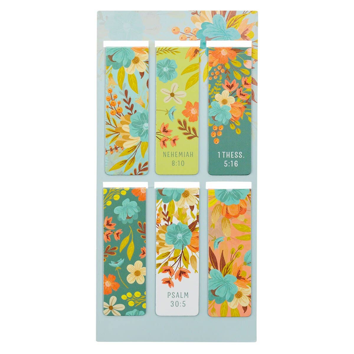 Magnetic Bookmark set Cool Florals