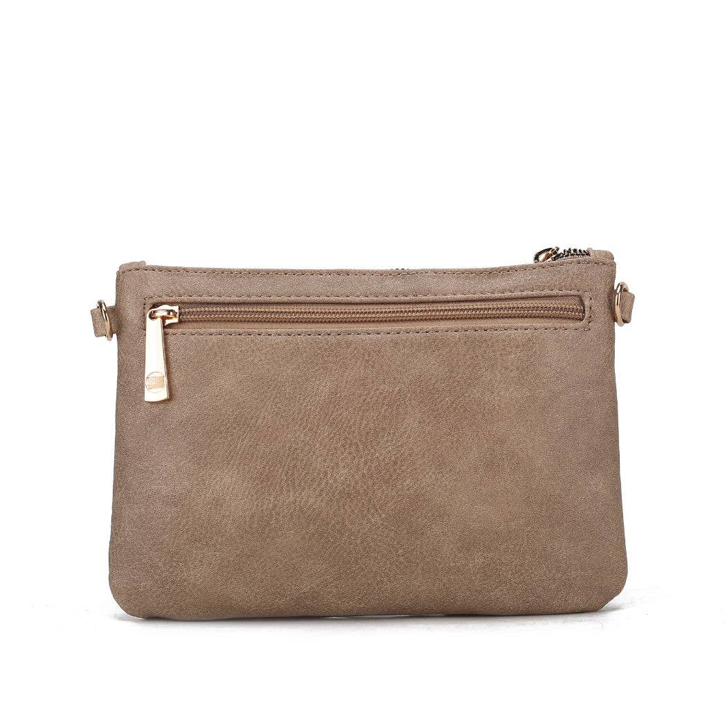 Alisson FLAG Wristlet Handbag Vegan Leather Women by Mia K