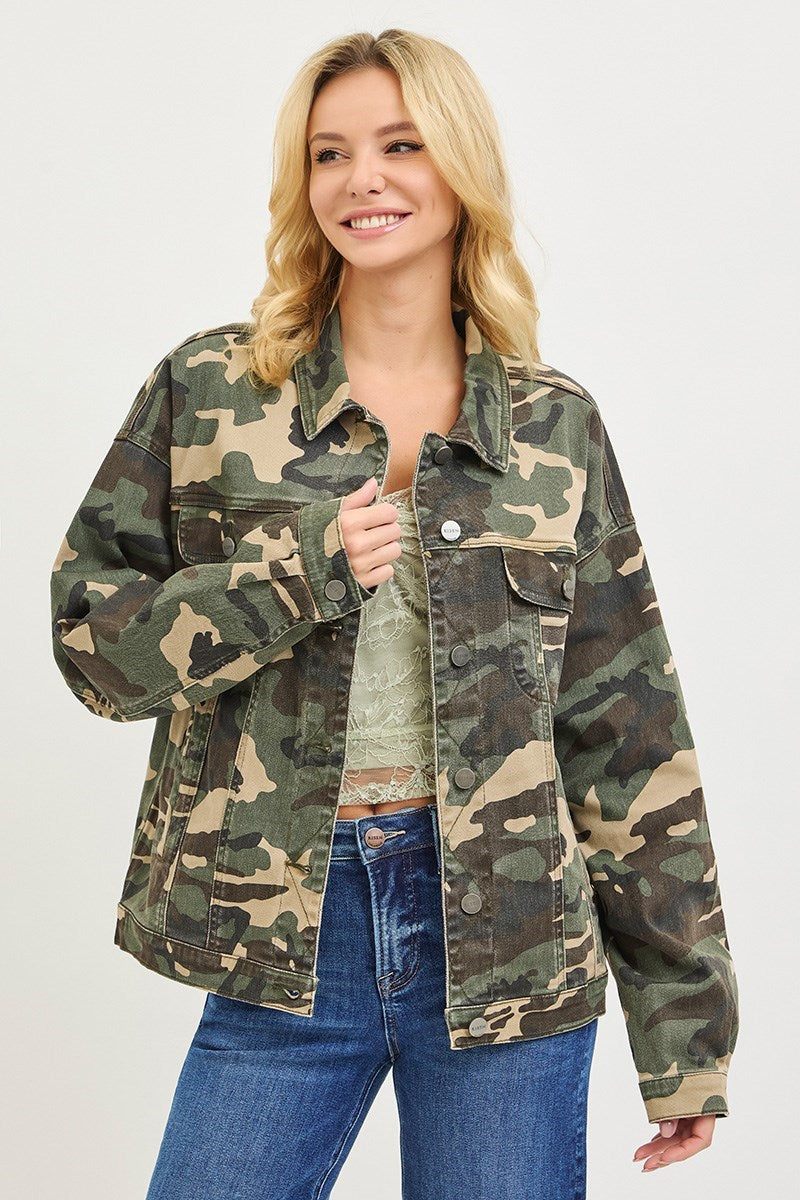 Urban Camo Oversized Jacket