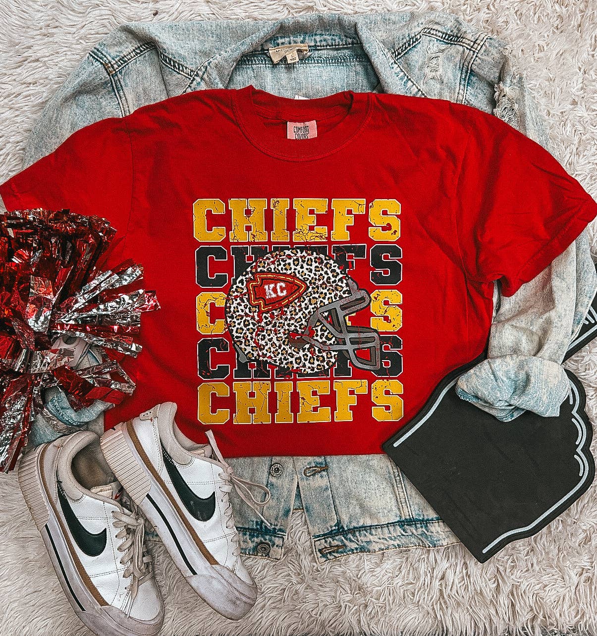 KC CHIEFS STACKED TEE