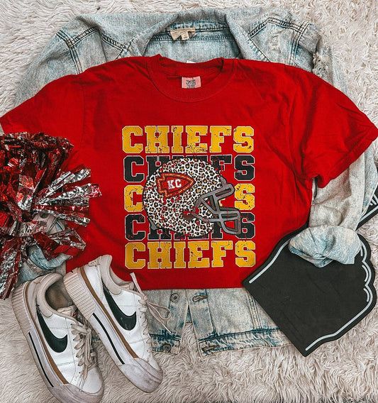 KC CHIEFS STACKED TEE
