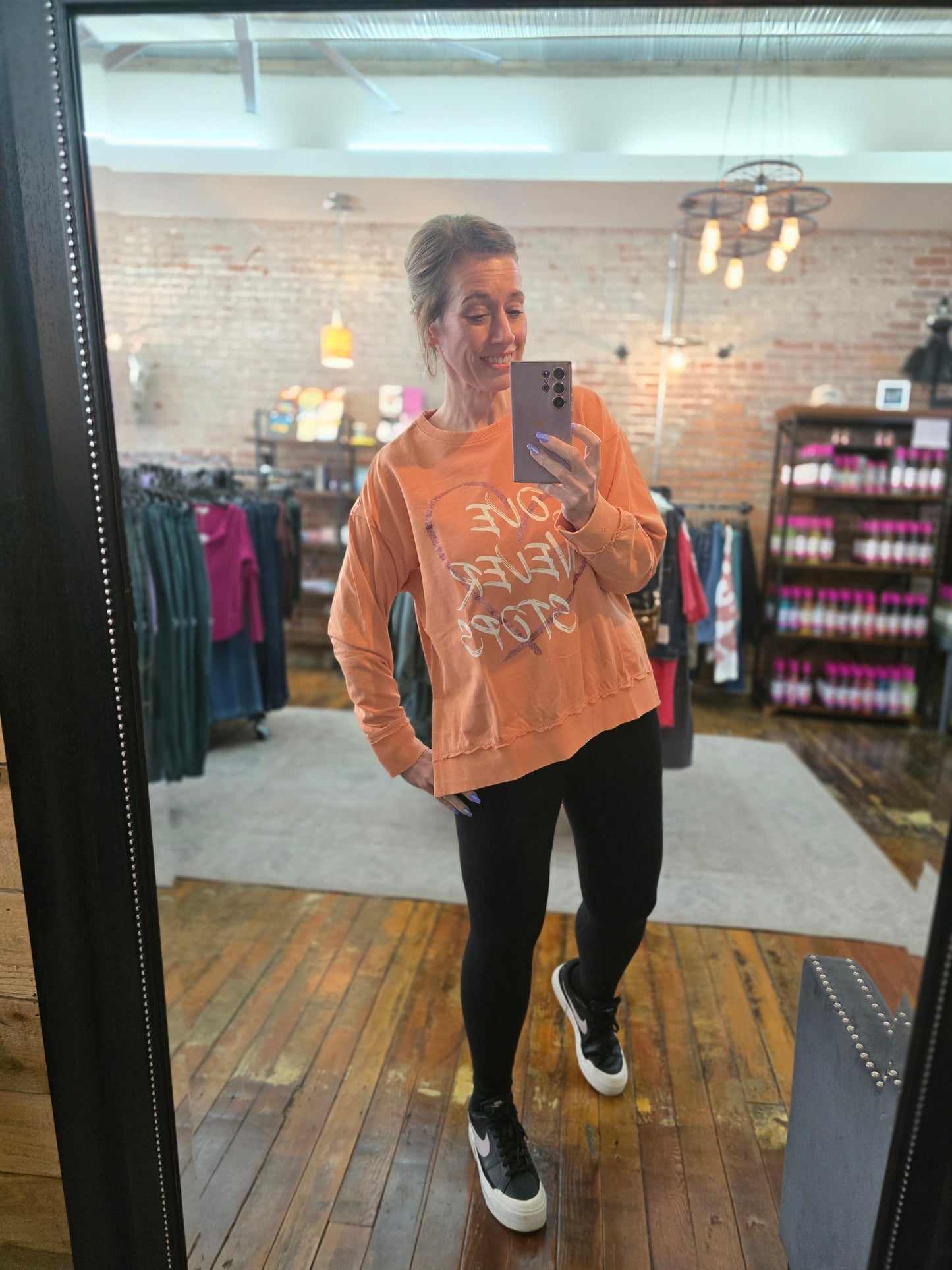 Love Never Stops Pullover