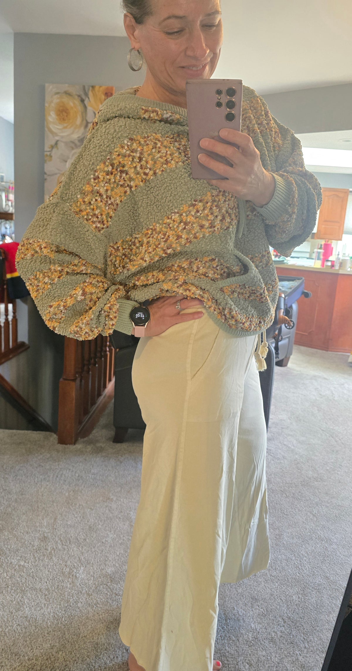 Creamy Easy Breezy Wide Leg Pants