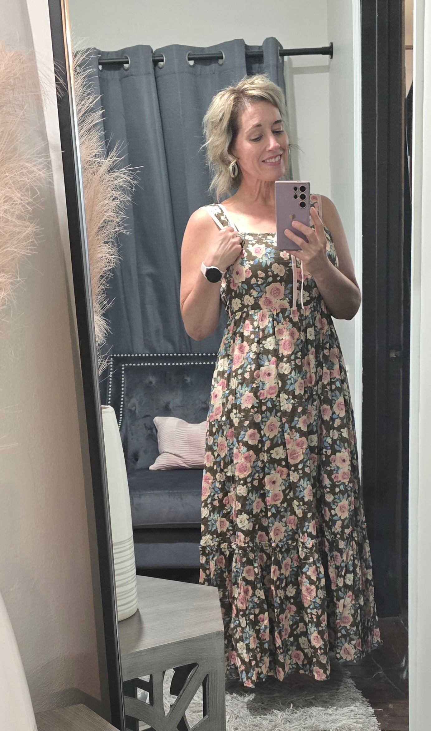 Florence Mocha Midi Dress