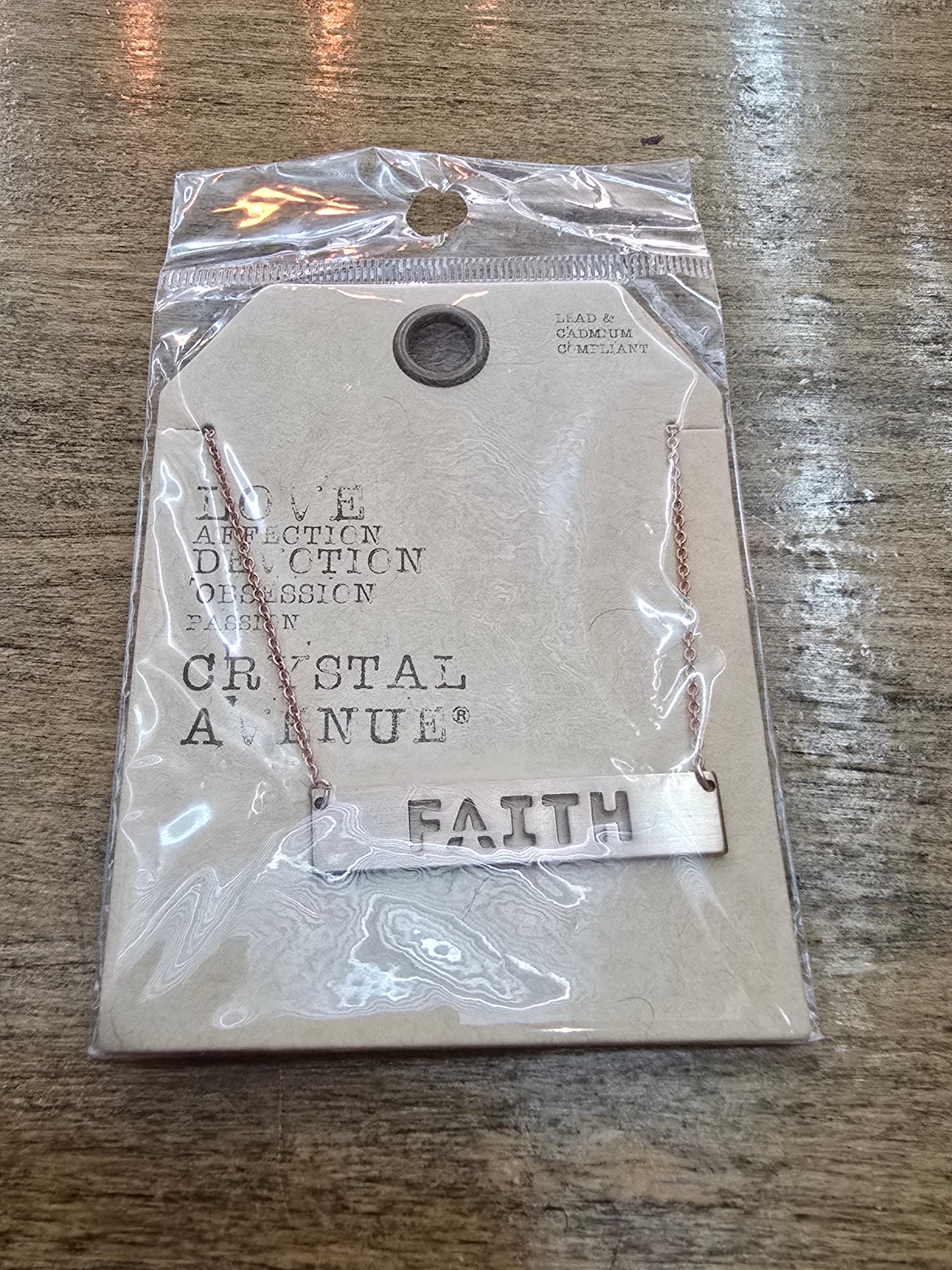 Copper Faith Necklace