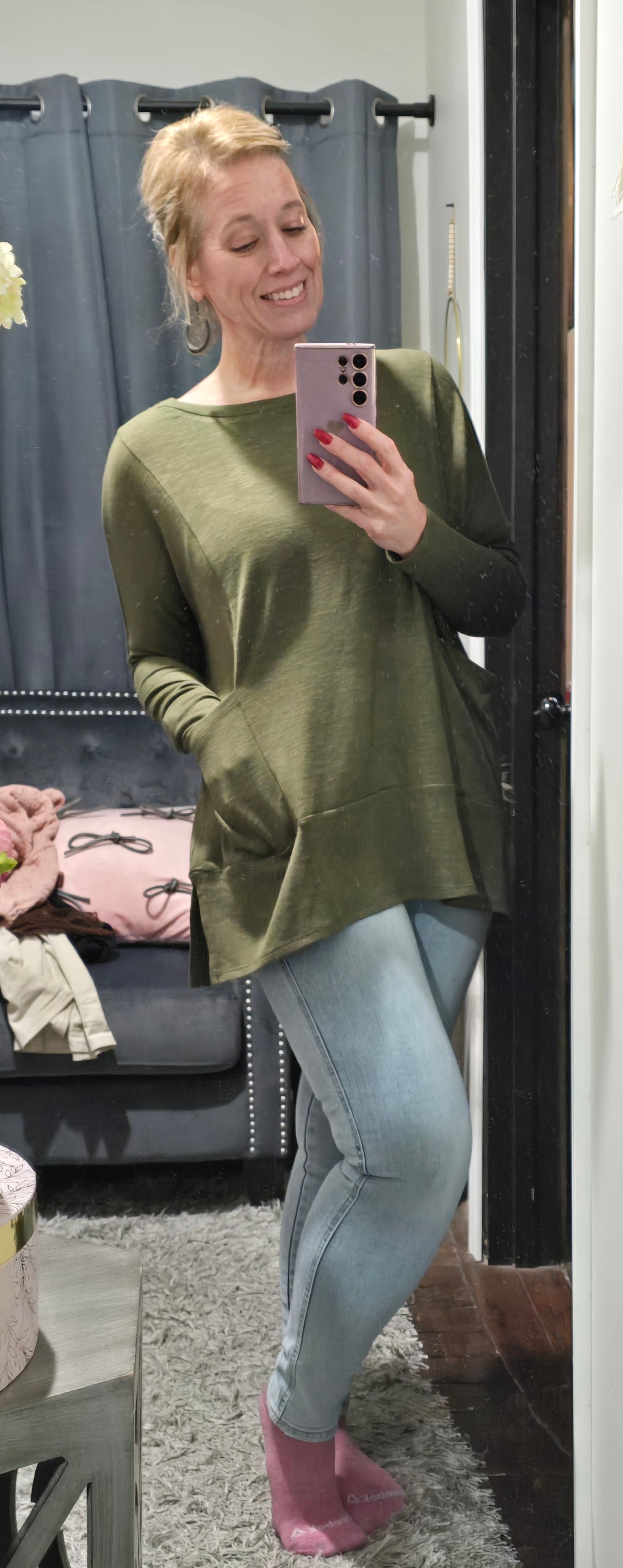 LS Pocket Front Tunic