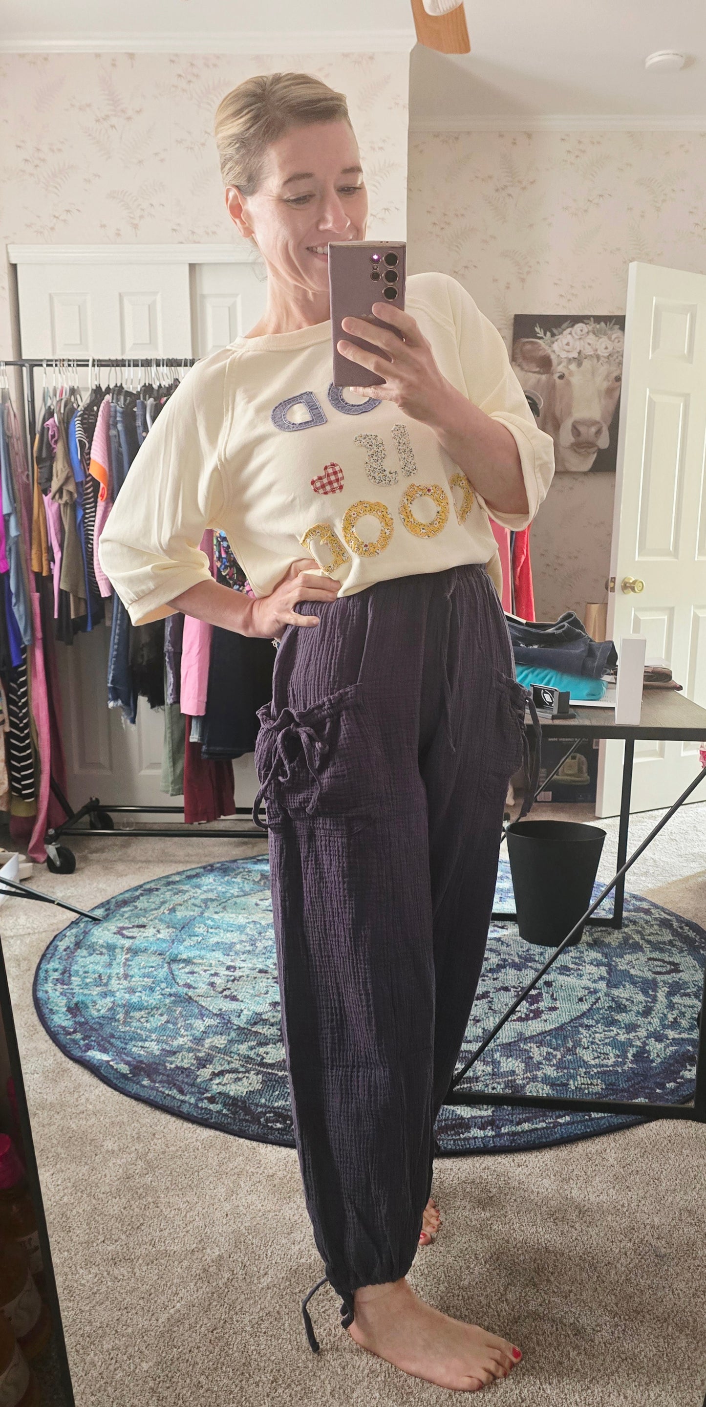 Vintage Gauze Jogger Pants