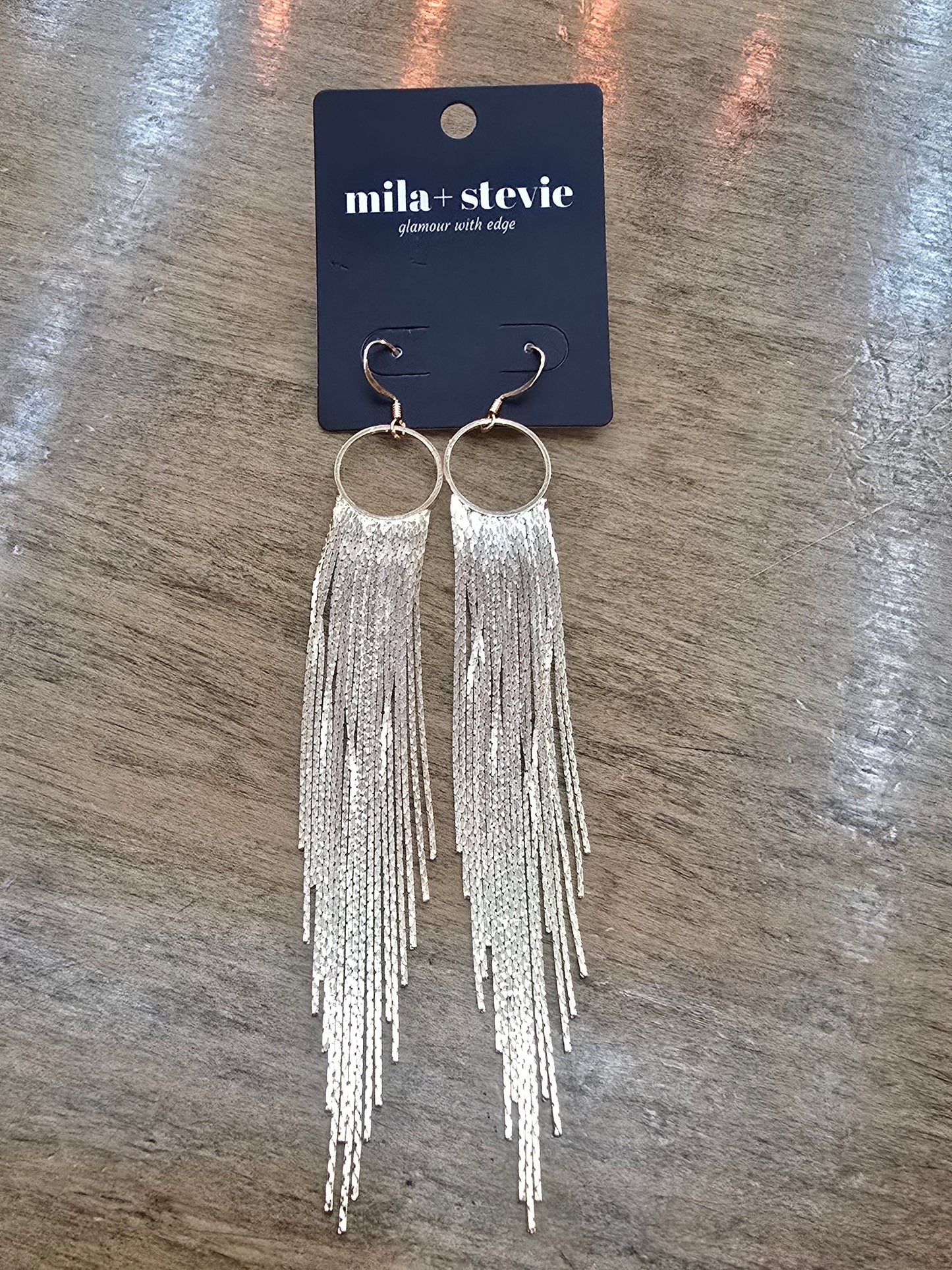 Stevie Gold Dangle Earrings