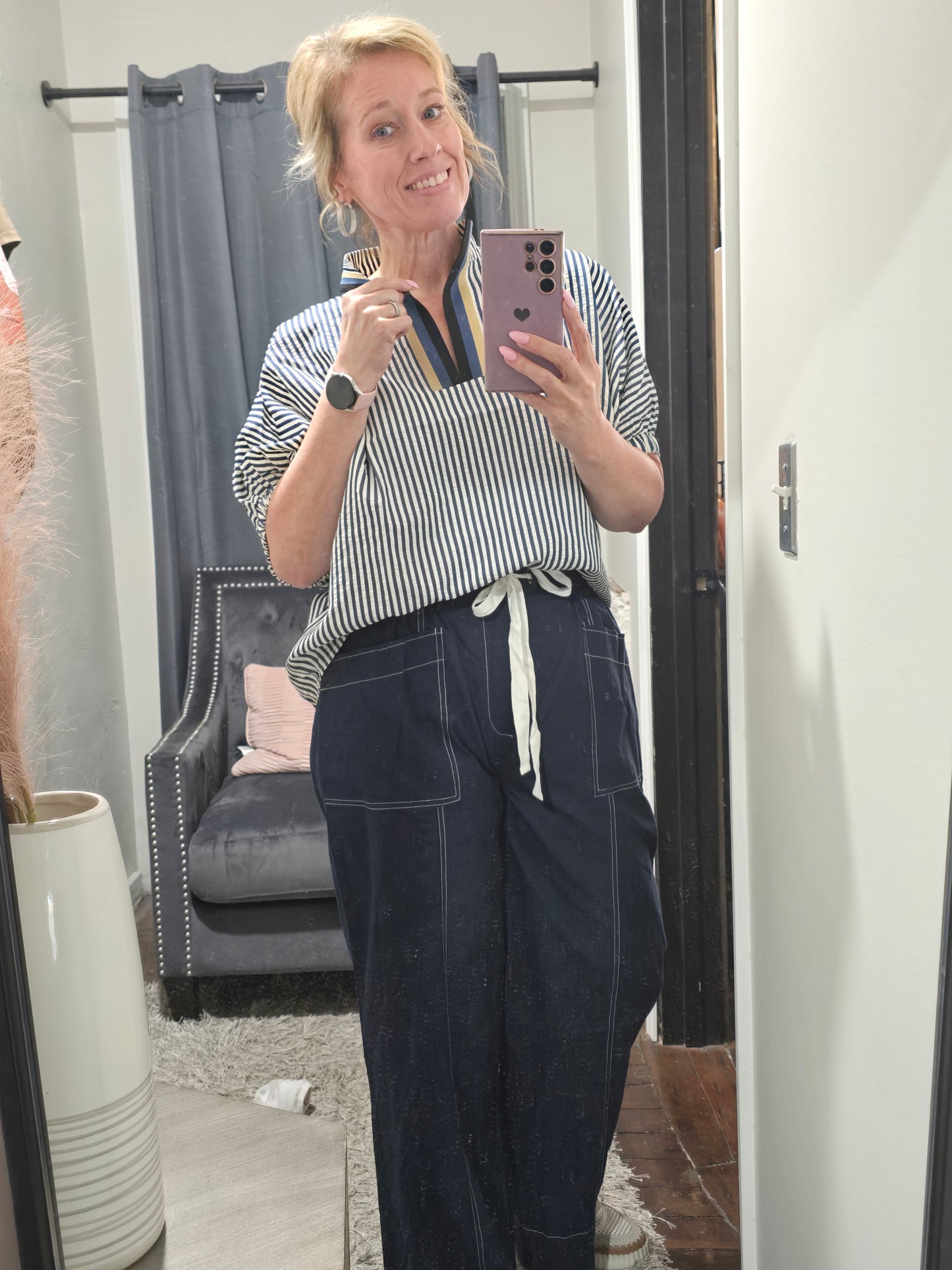 Coastal Stroll Wide-Leg Pants