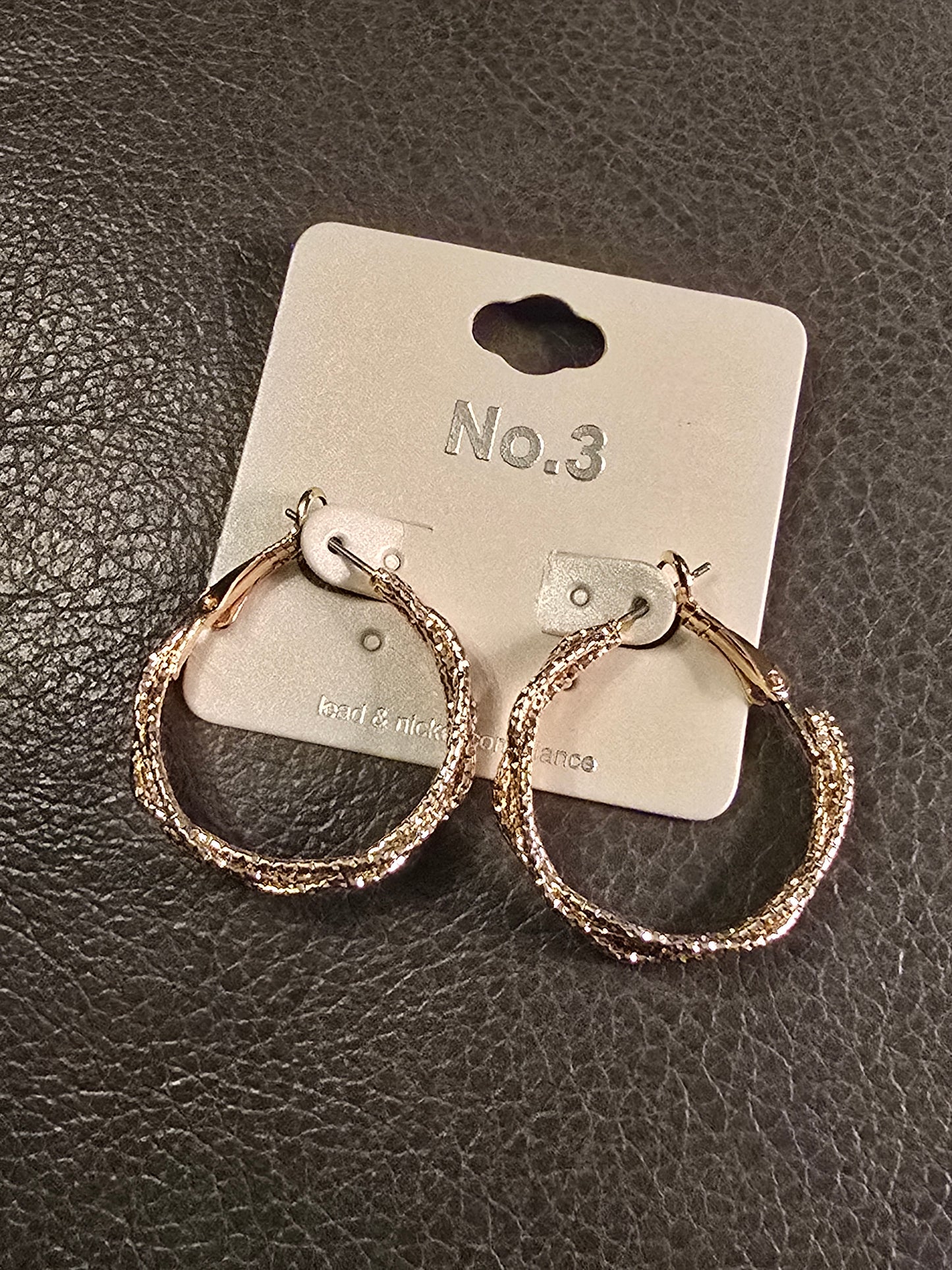 Golden Twisted Hoops