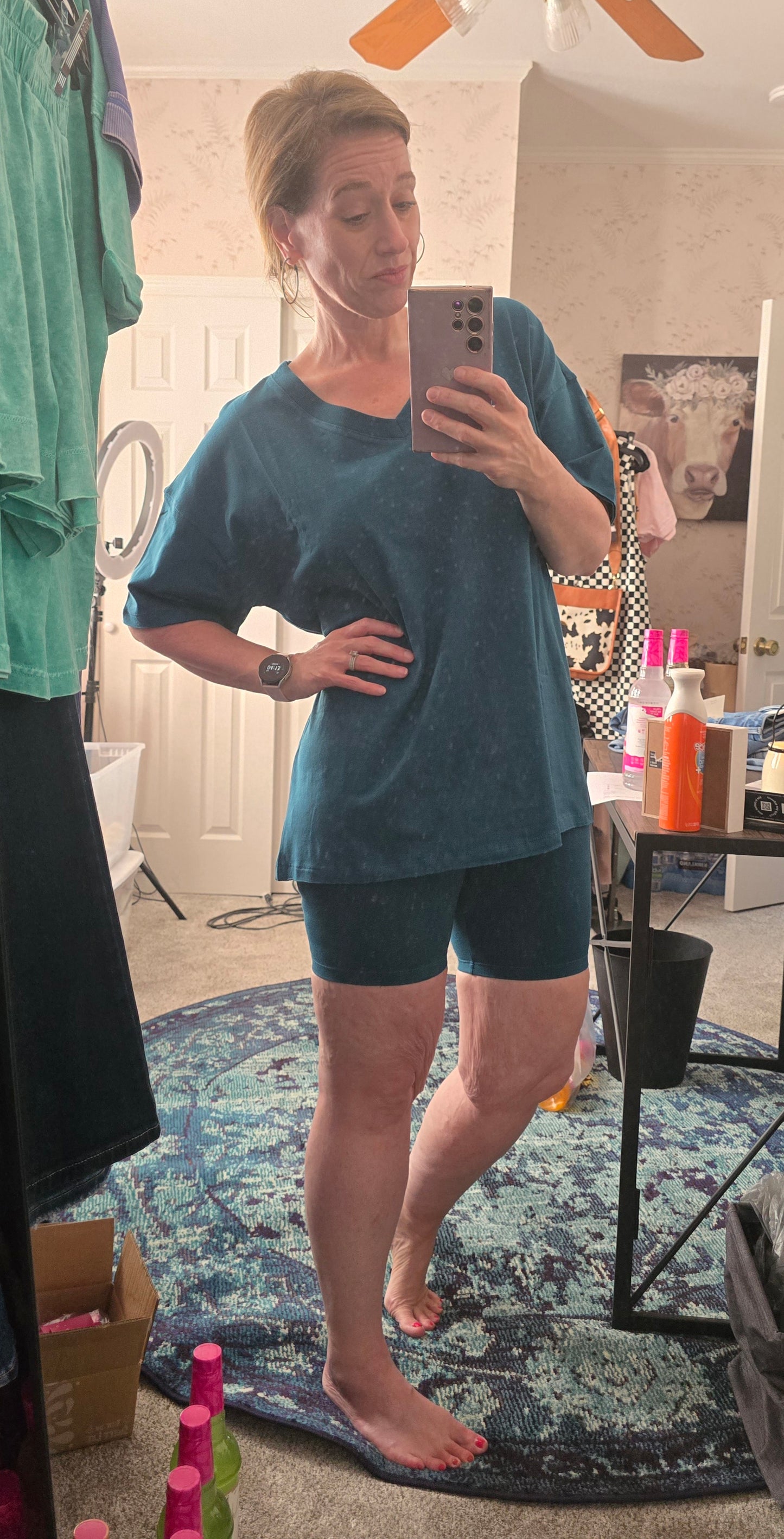 Summer Biker Short Set
