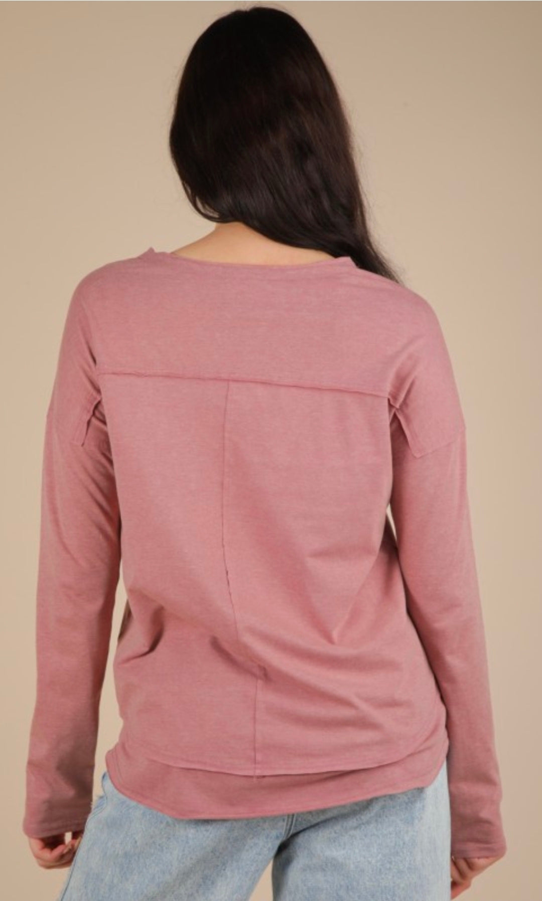 Mauvy Comfy Knit Top