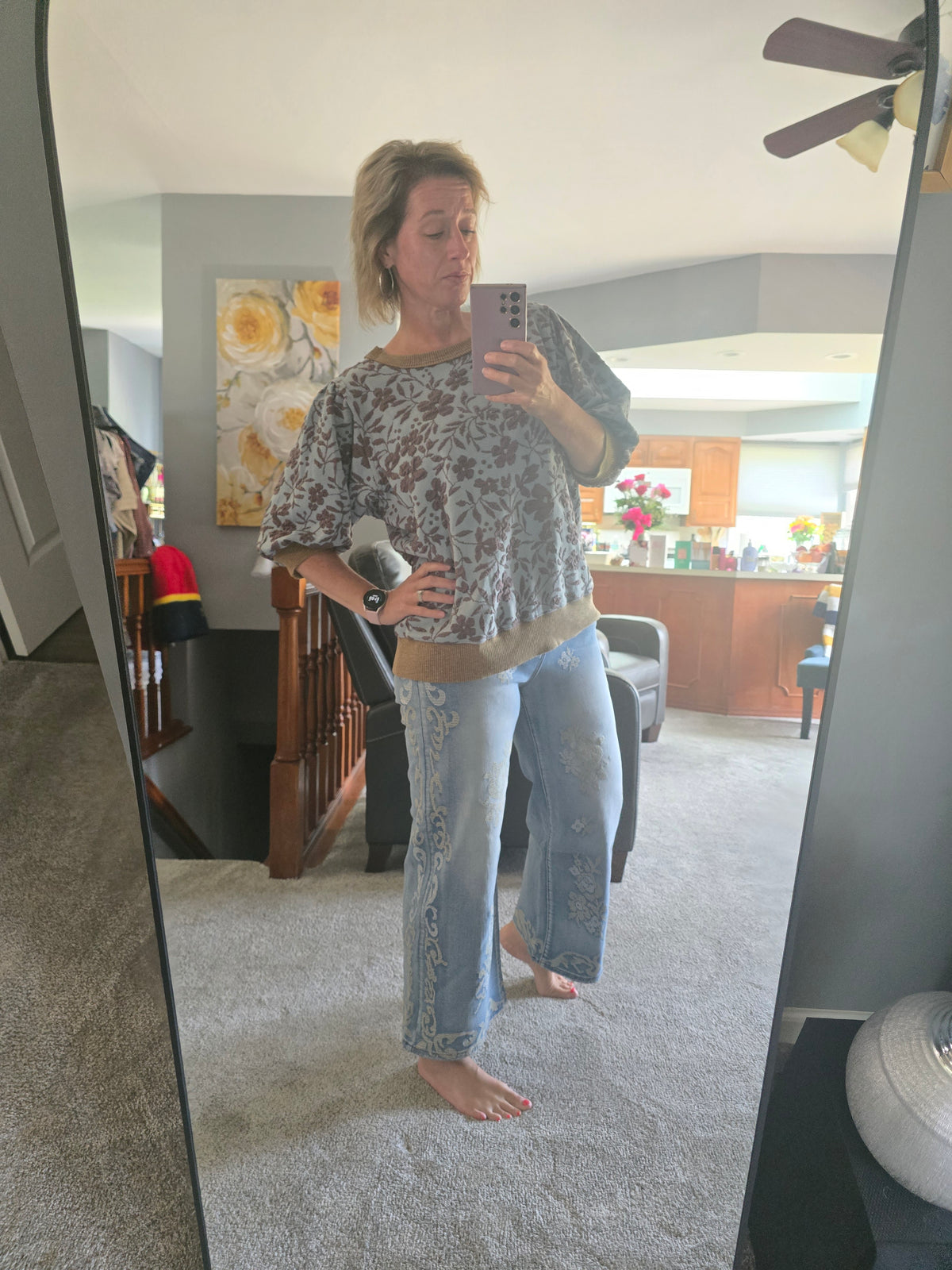 Joanie Floral Fall Top