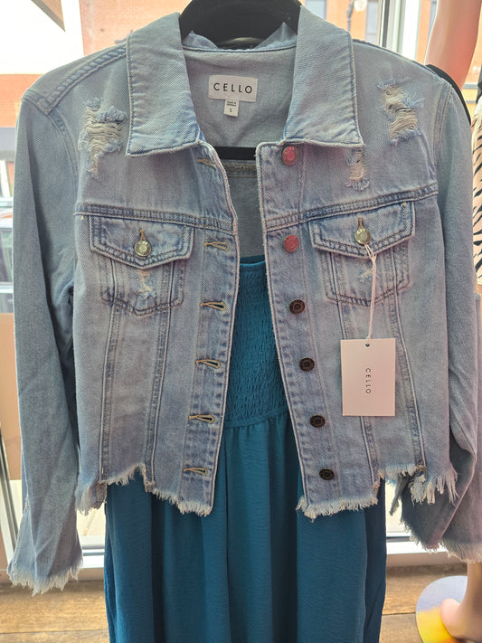 Caitlin Fray Denim Jacket