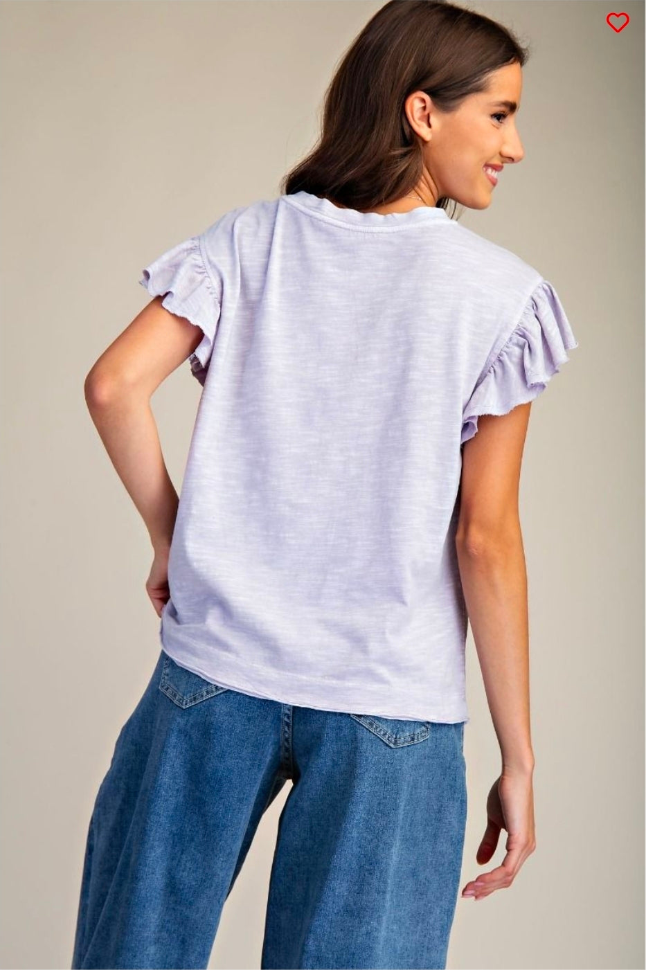 Cynthia Ruffle Sleeve Top