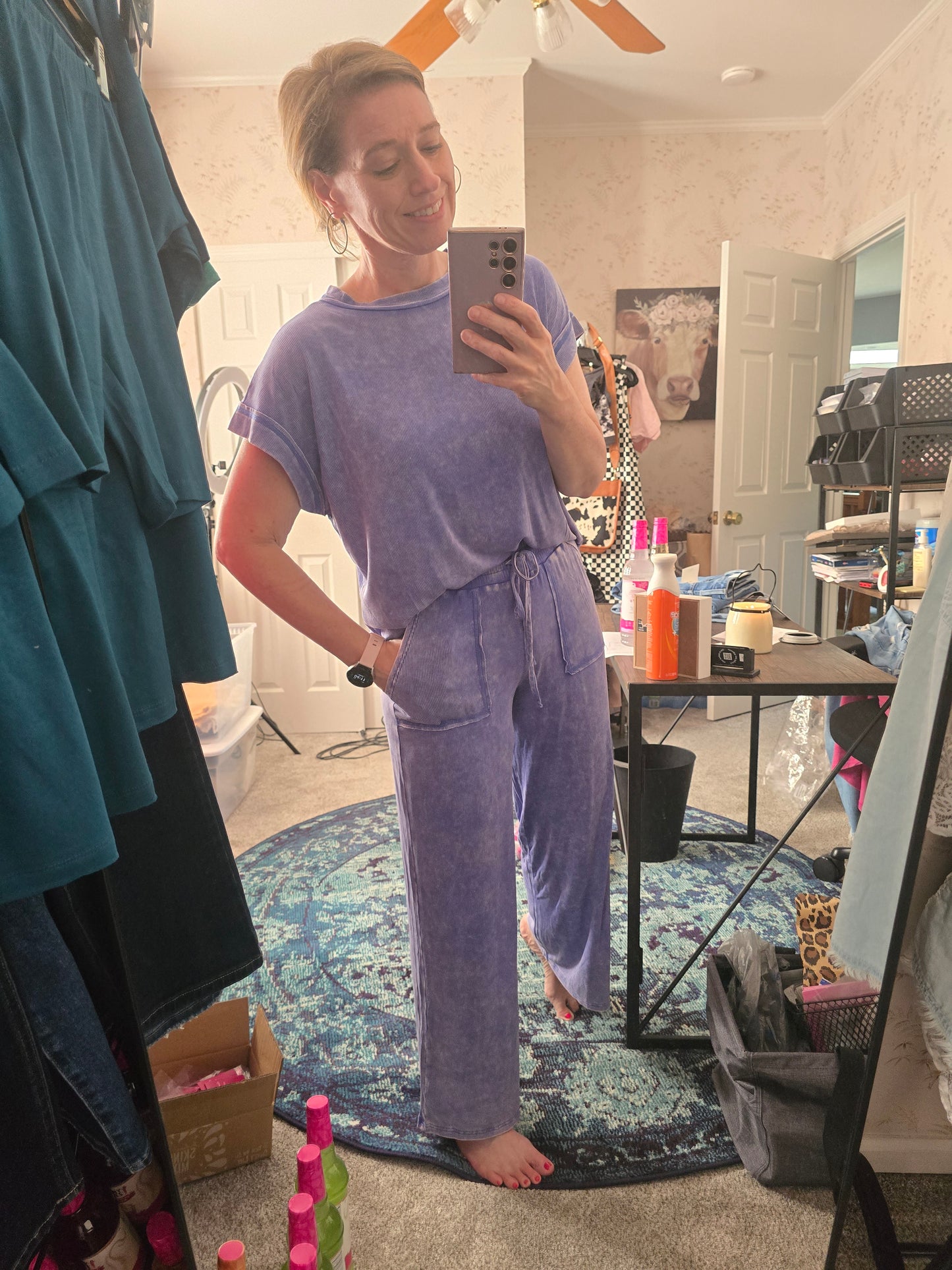 Indigo Summer Pant Set