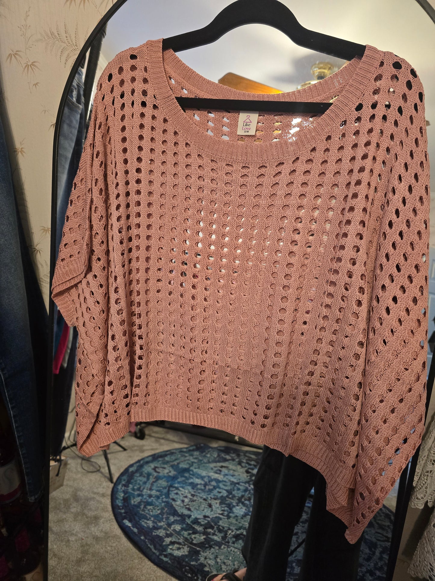 Peachy Crocheted Top