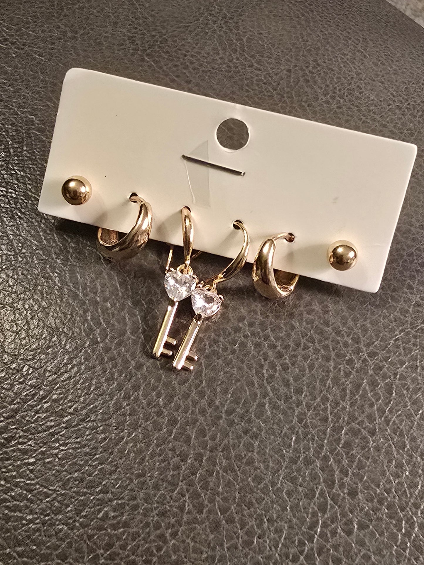 Golden Sparkles Earring Set