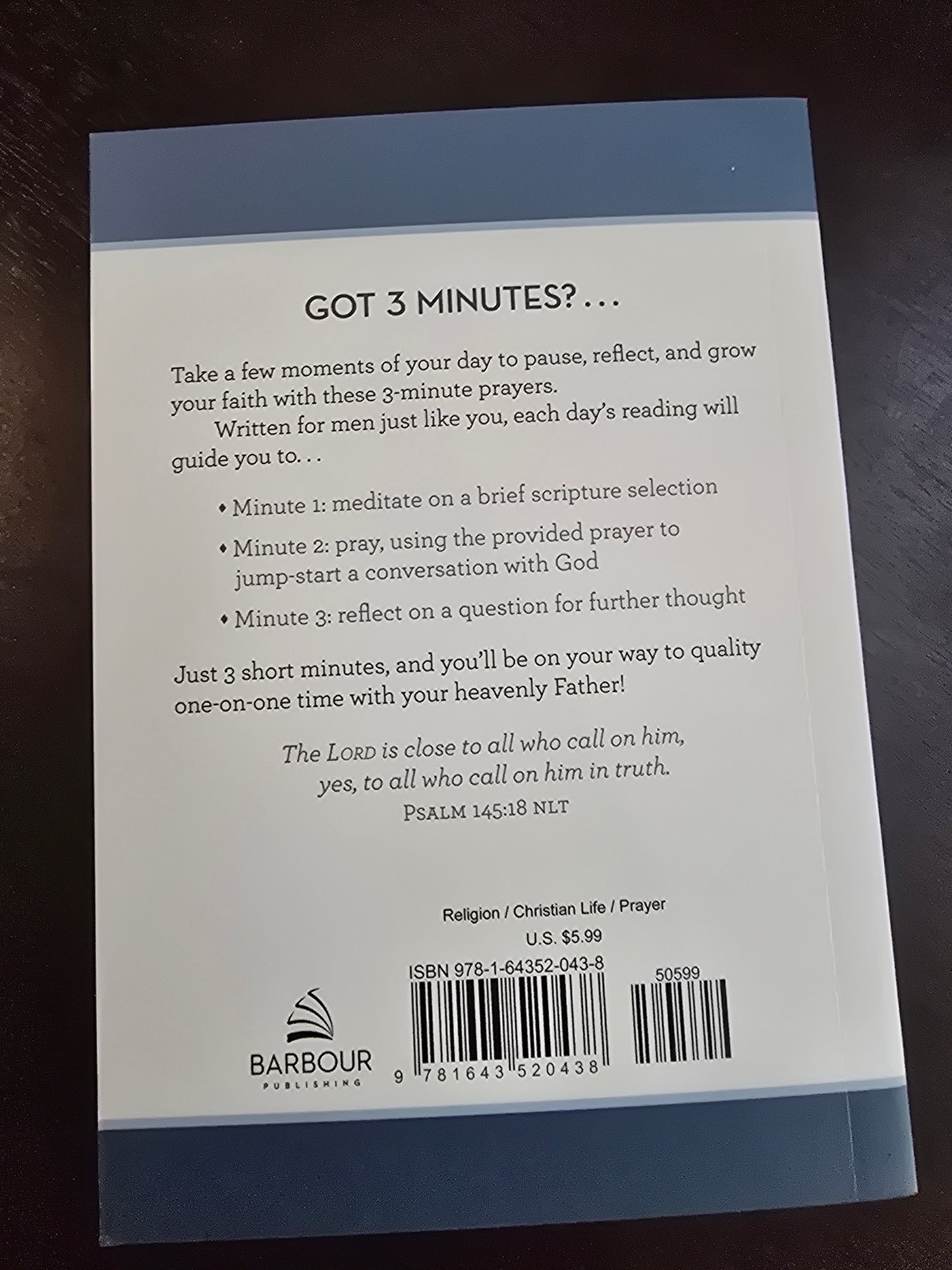 3-Minute Prayers for Men