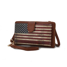 Load image into Gallery viewer, Kiara FLAG Crossbody Handbag Convertible Women&#39;s by Mia K
