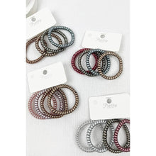 Load image into Gallery viewer, 4-Pcs Multicolor Spiral Hair Ties
