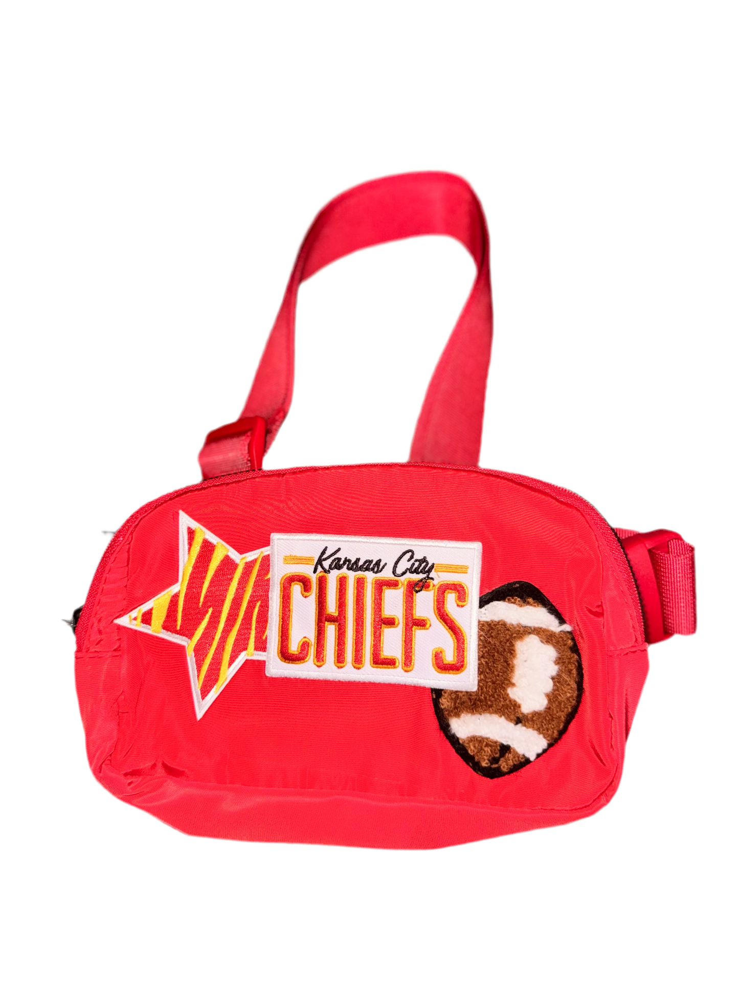 Kansas City Chiefs Football Red Belt Bag