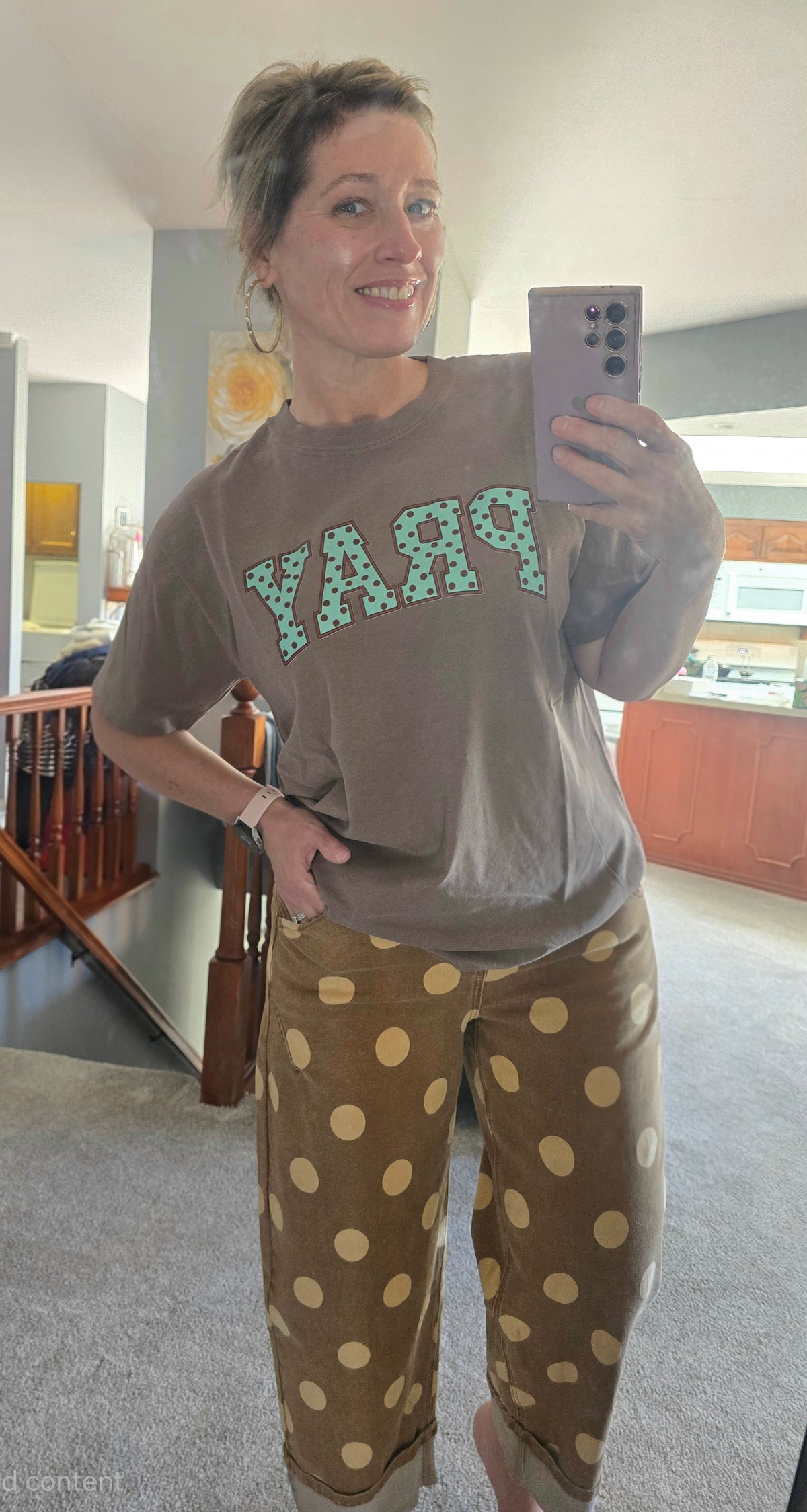 Pray Polka Dot Tee