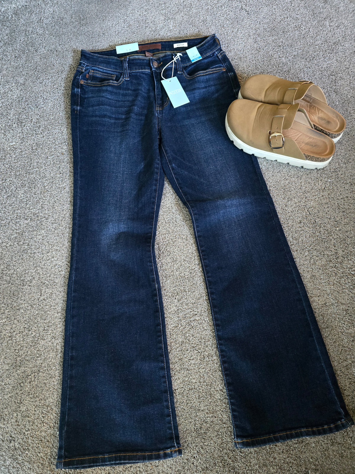 JB Dark Petite Bootcut Denim