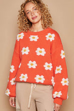 Load image into Gallery viewer, Flora Daisy Floral Pattern Sweater
