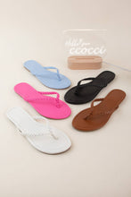 Load image into Gallery viewer, BELLEN BRAIDED THONG STRAP FLIP FLOP SANDALS
