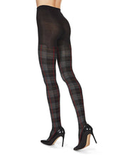 Load image into Gallery viewer, MeMoi Glasgow Plaid Sweater Tights
