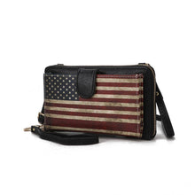 Load image into Gallery viewer, Kiara FLAG Crossbody Handbag Convertible Women&#39;s by Mia K
