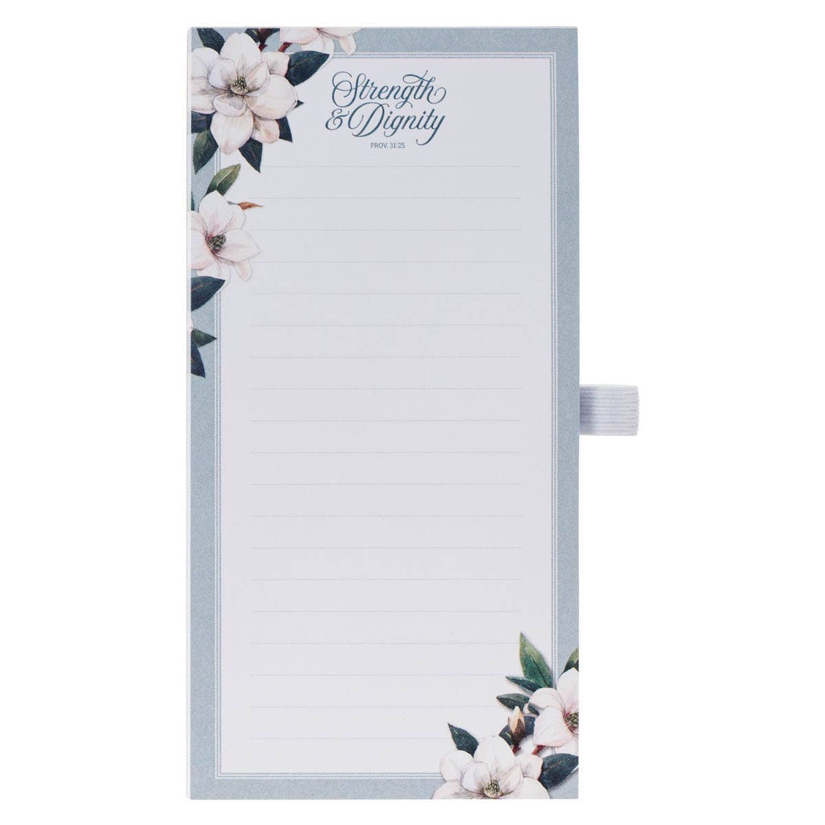 Magnetic Notepad w/pen Strength & Dignity Prov. 31:25