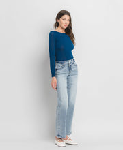 Load image into Gallery viewer, Joanie Tummy Control MR Slim Wide Denim Jeans
