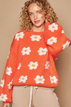 Load image into Gallery viewer, Flora Daisy Floral Pattern Sweater
