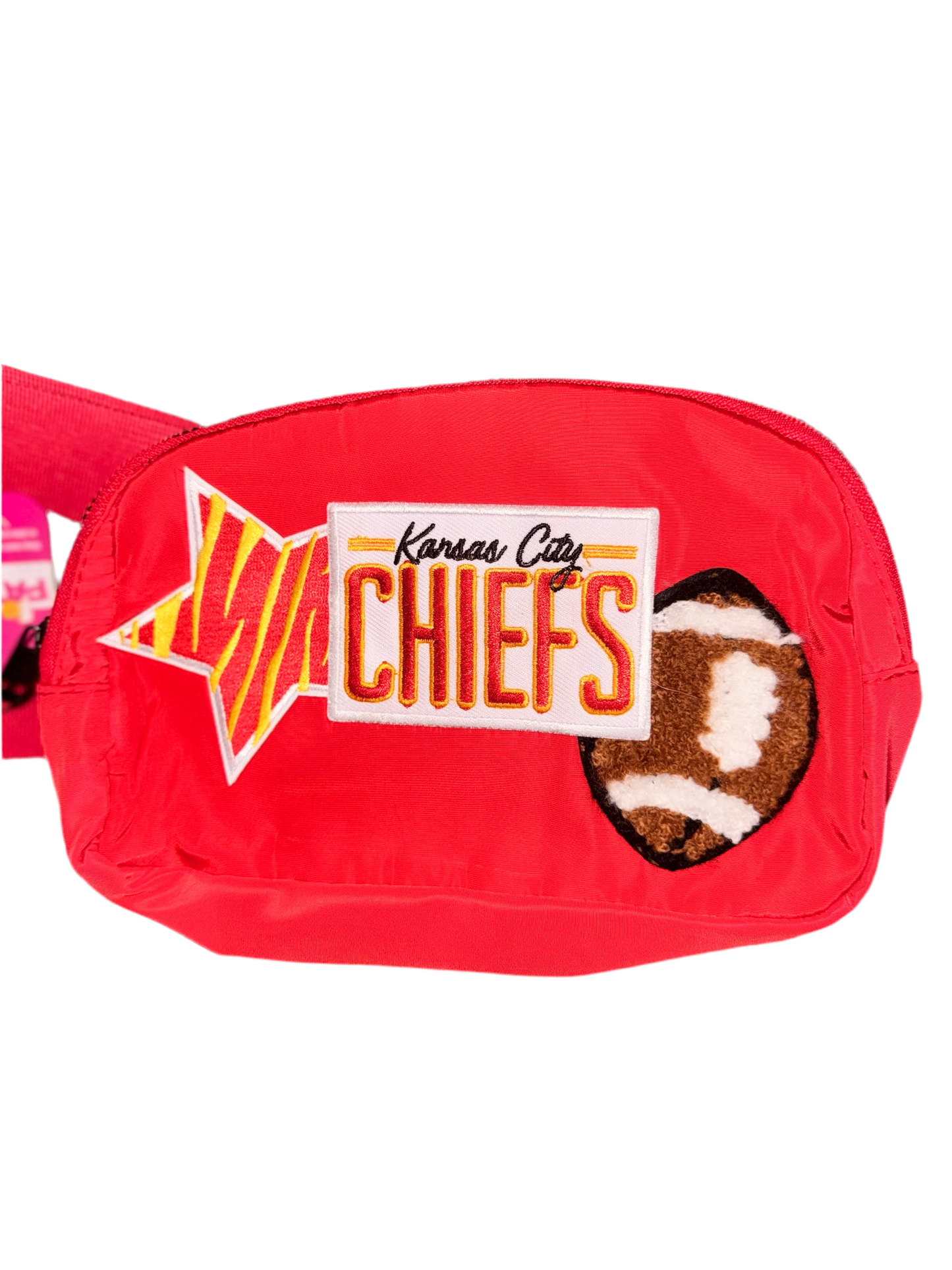 Kansas City Chiefs Football Red Belt Bag