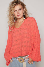 Load image into Gallery viewer, Lila Semi Cropped Knitted Solid Sweater
