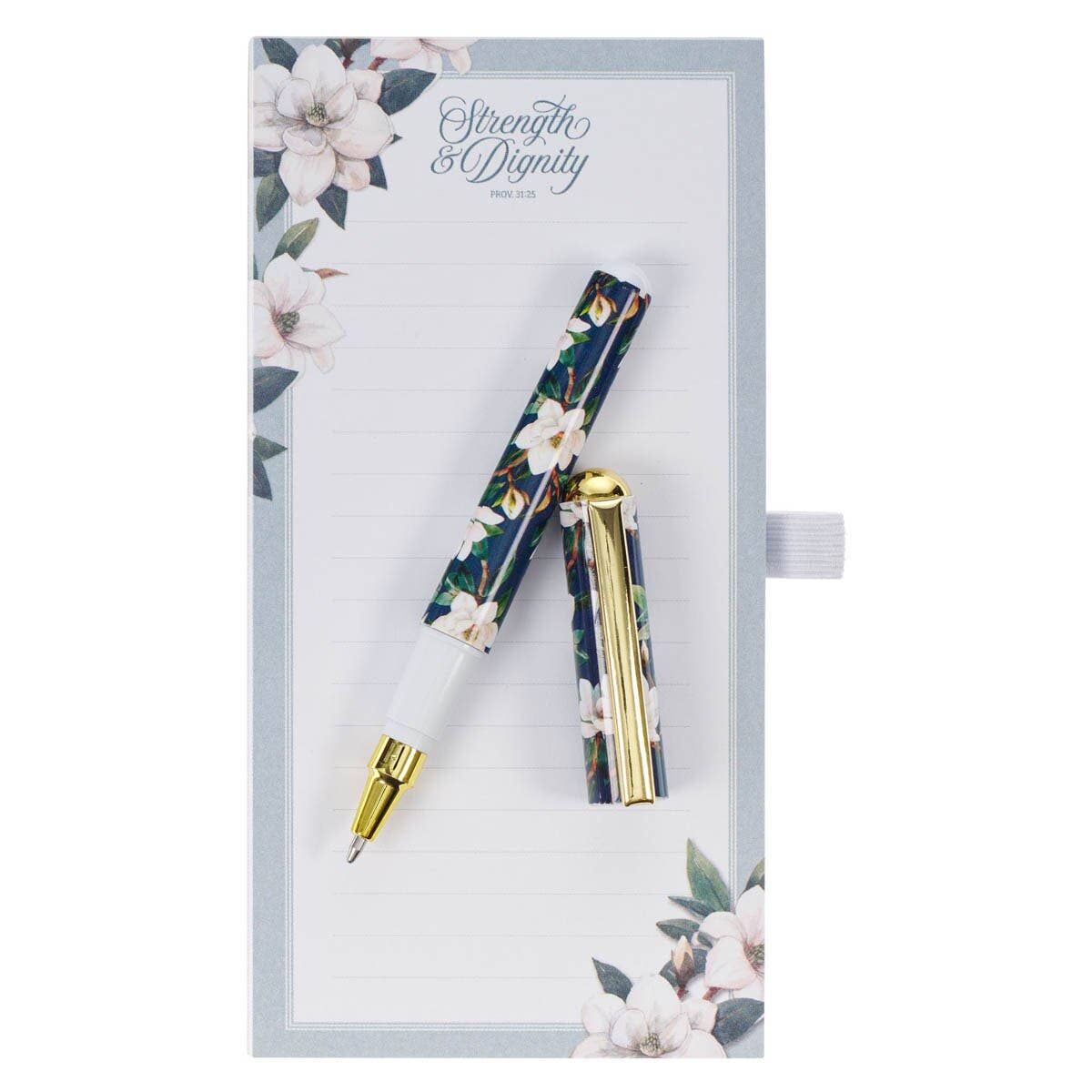 Magnetic Notepad w/pen Strength & Dignity Prov. 31:25