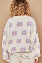 Load image into Gallery viewer, Flora Daisy Floral Pattern Sweater
