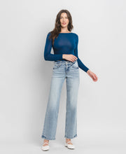 Load image into Gallery viewer, Joanie Tummy Control MR Slim Wide Denim Jeans
