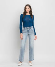 Load image into Gallery viewer, Joanie Tummy Control MR Slim Wide Denim Jeans
