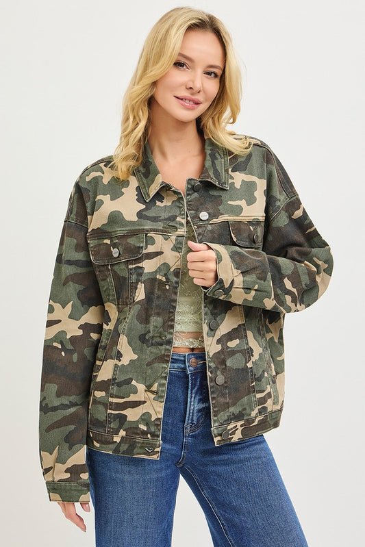 Urban Camo Oversized Jacket
