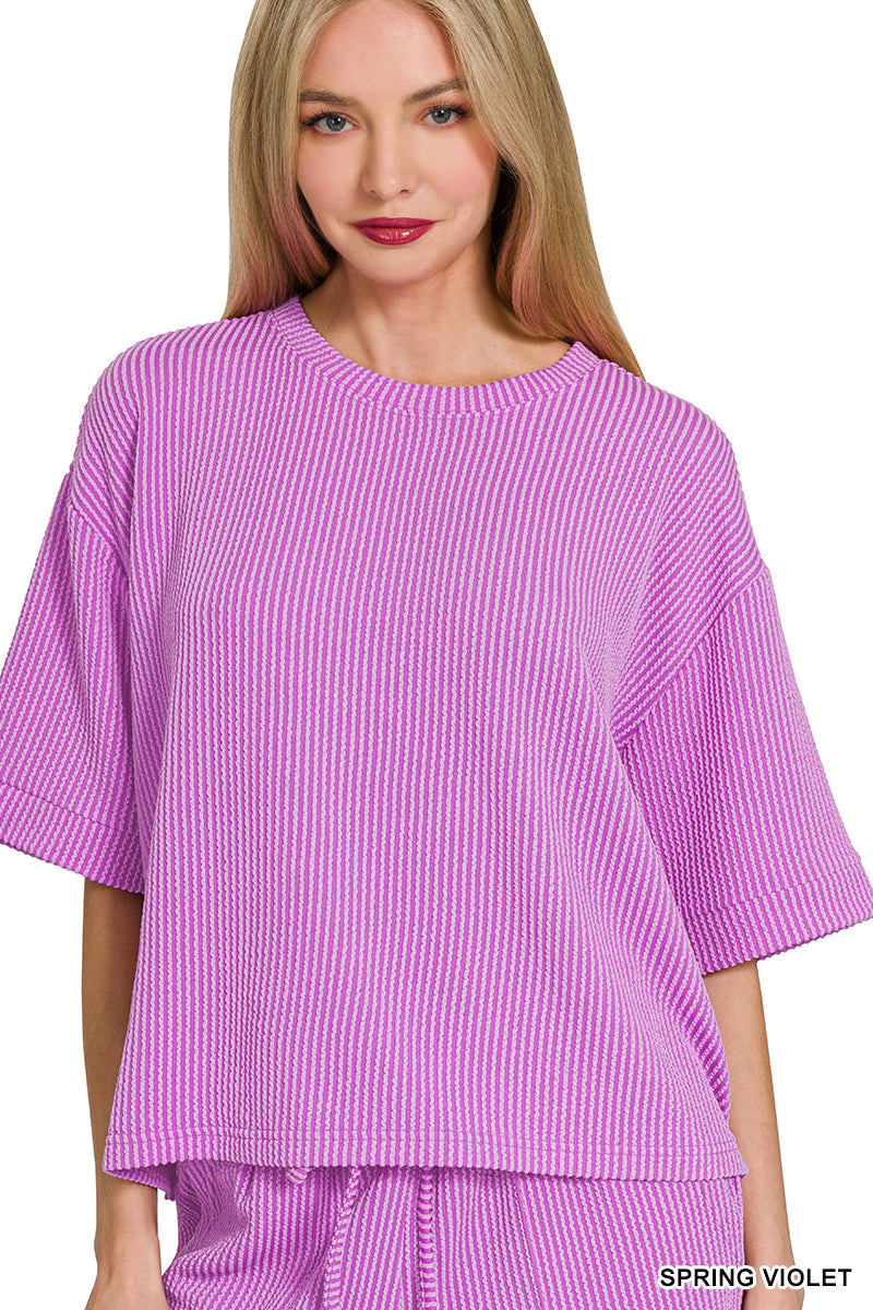 Ribbed Comfort Short Set