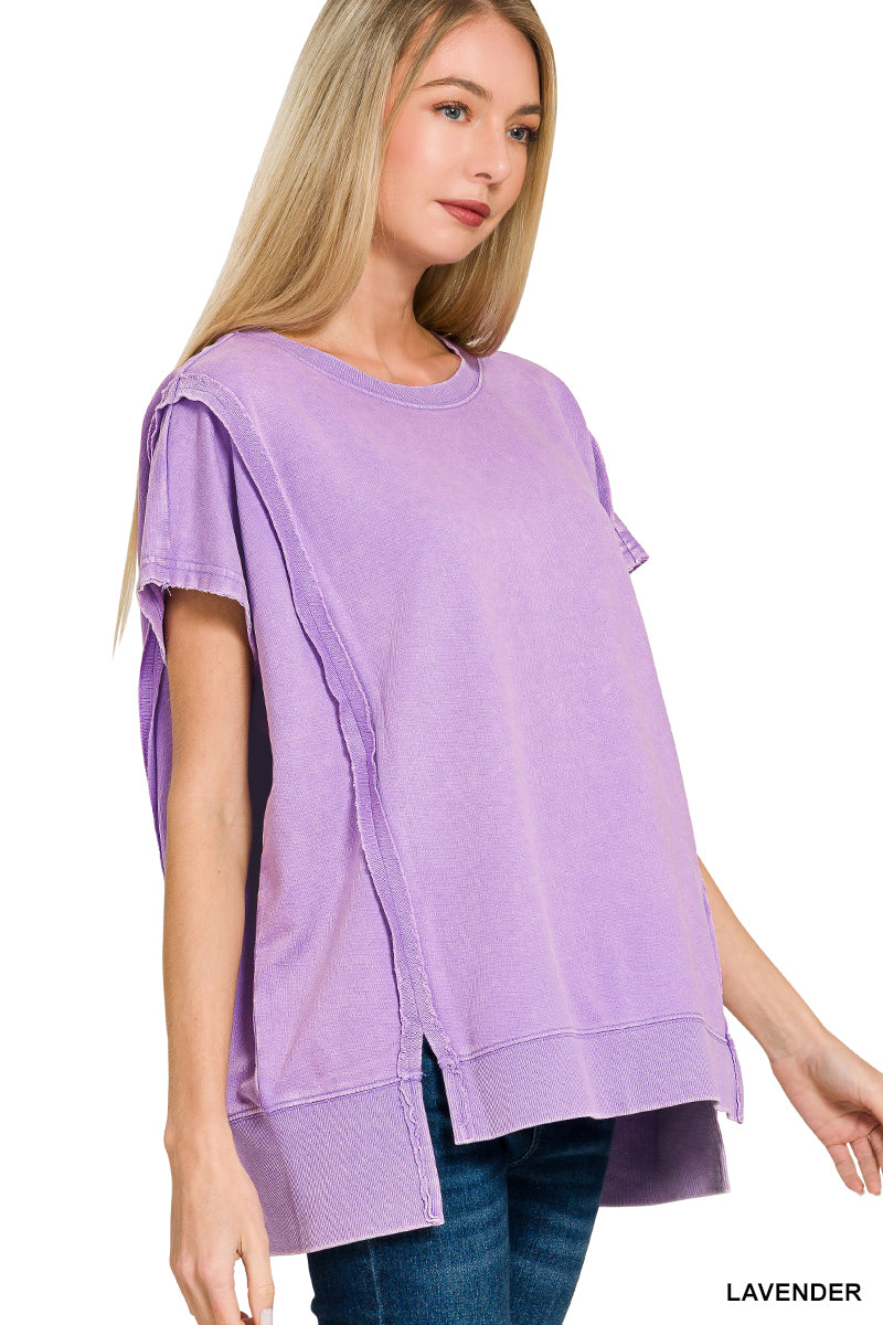 Shanna Acid Washed Top