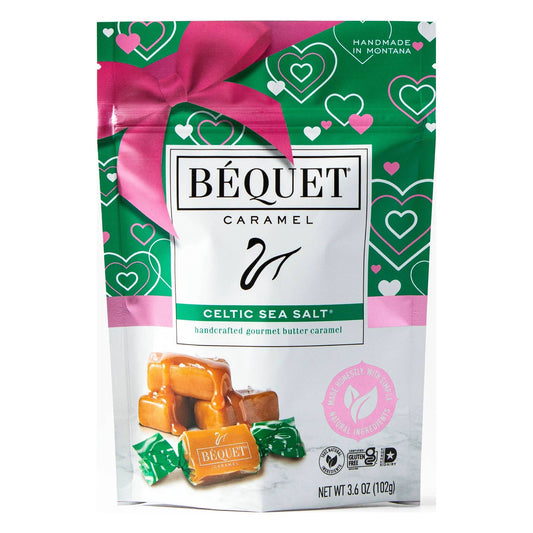 Béquet Gourmet Caramel Valentine's Day 3.6 oz Pouch