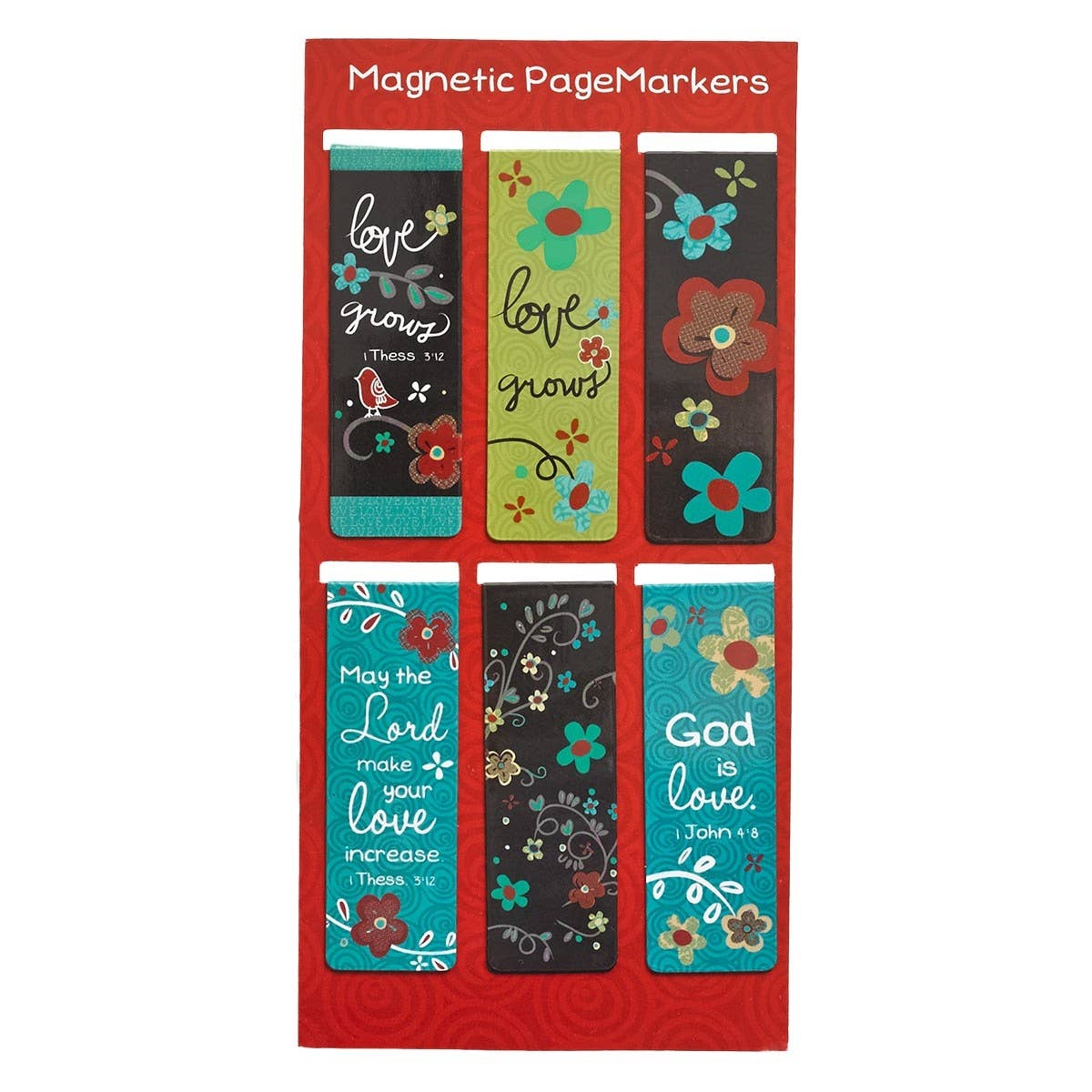 Magnetic Bookmark Set Love Grows