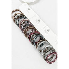 Load image into Gallery viewer, 4-Pcs Multicolor Spiral Hair Ties
