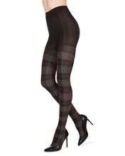 Load image into Gallery viewer, MeMoi Glasgow Plaid Sweater Tights
