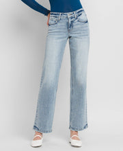 Load image into Gallery viewer, Joanie Tummy Control MR Slim Wide Denim Jeans
